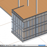 06 - Glass corners are created easily with the new Curtain Wall tool in ArchiCAD 12. 
