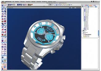 Bros Manifatture of Italy uses solidThinking to design watches and similar complex products.