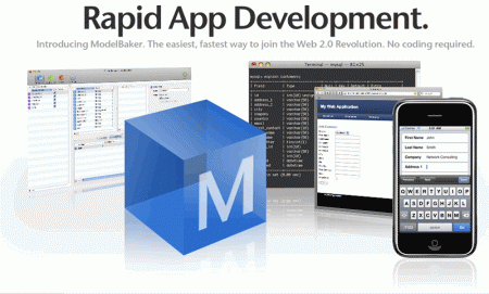 ModelBaker by WidgetPress. Easy iPhone and Web 2.0 App development made very very simple. The Apple way!