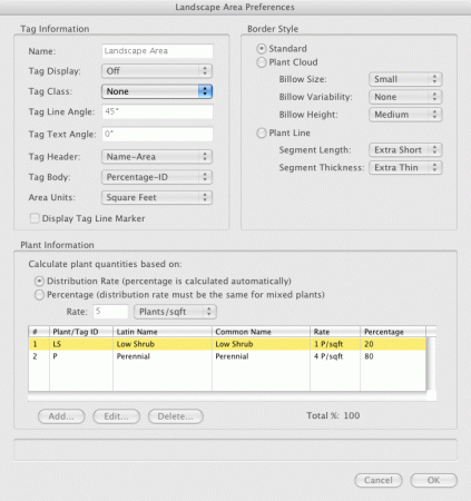 01 - The new Landscape Area tool is a huge time saver over adding individual plants.