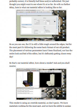 01 - Blog post by ASGVIS of their upcoming Mac Vray plugin for SketchUp.