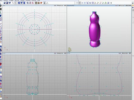 02 - solidThinking allows vertex-by-vertex modeling editing while retaining the full functionality of the product's famous Construction Tree technology. This combines the best of parametric history-based modeling with explicit modeling.