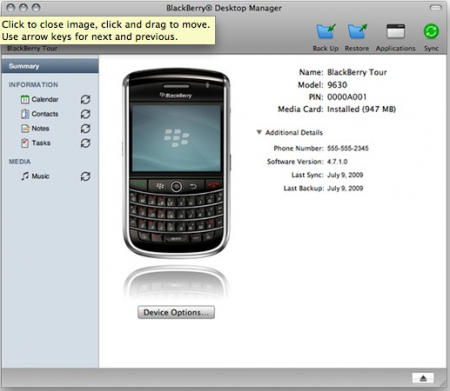 01 - The Blackberry Desktop for Mac is coming. 