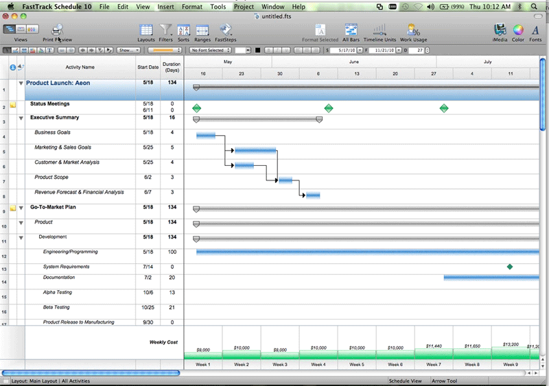 fasttrack schedule software