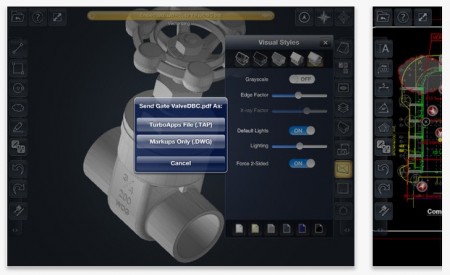 02 - TurboSite v1.1 by IMSI Design offers innovative gesture-based drawing technology. Here is another view of the UI.  