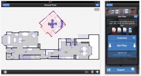 04 - MagicPlan has a very innovative technique for capturing room information using the iPad's hardware features like its camera. 