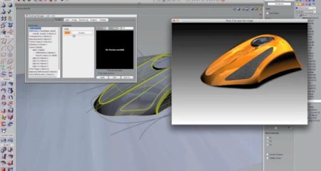 13 - Interactive render mode puts a photorealistic render viewport above the work area. 