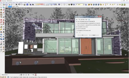 04 - A detailed screen shot of the Proxy panel in V-Ray for SketchUp 2.0. 