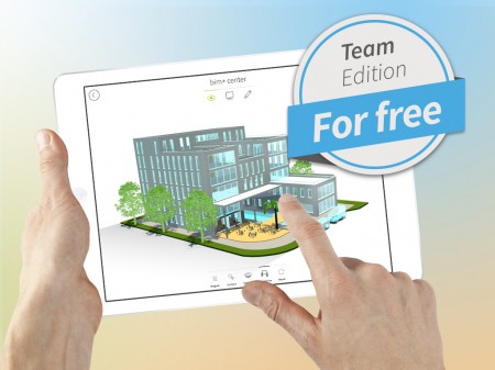 01 - Nemetschek bim+ has officially launched with a new free Team Edition, offering cloud and mobile iPad based BIM collaboration features. 