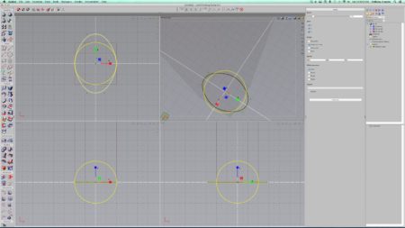 11 - We are altering a circle to create an ellipse like curve for a series of alternating floor plates for a 300 meter tower. 