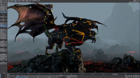 01 - An animation screen shot of LightWave 11.6 (courtesy of LightWave 3D Group). 