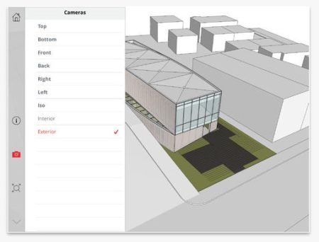 01 - A screenshot of SketchUp Mobile Viewer for iPad. 