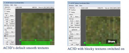 01 - AC3D 7.3 now has an experimental function that allows designers to export images in a more blocky format like Minecraft.