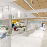 03.2 - Boston Medical Center. Yawkey, New Entrance & Cafeteria design visualization sequence. Post-Design & Fundraising. 