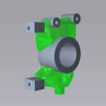 03 - Image of an auto part designed inside solidThinking. 