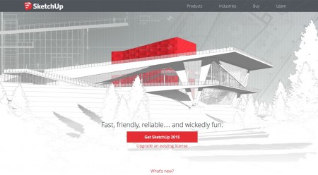 01 - Guess what got updated today? SketchUp's homepage shows the new SketchUp 2015 release and there are some really good features—importantly IFC import! 
