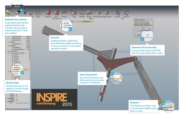 01 - solidThinking Inspire 2015 has many new features in addition to performance updates. 