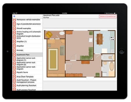 01 - ConceptDraw Diagram Viewer is the company's first iPad app. 