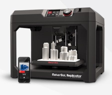 01 - The Makerbot Replicator is just one of the desktop 3D printer models that Fisher Unitech will now be offering. (image: Makerbot)