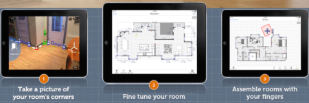01 - As easy as taking a picture of a room, fine tuning and assembling rooms with a finger.
