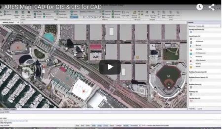 01 - ARES Map combines all the CAD features required to create and modify DWG drawings, with the option to add GIS intelligence to specific CAD drawings.