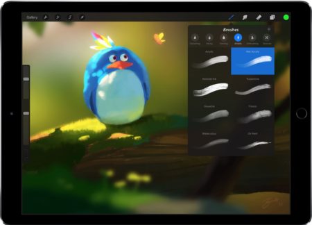 01 - Procreate has all the tools to create breathtaking illustrations, including an advanced layer system, massive canvas resolutions, 64-bit color and stunning cinema quality effects.