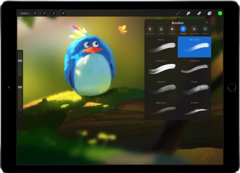 Как настроить apple pencil в procreate