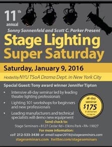 01 - The popular seminar is designed for everyone involved in stage, architectural and entertainment lighting, no matter his or her skill level. 