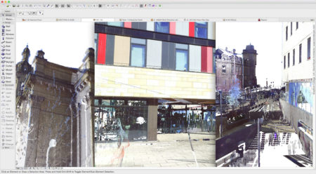 06 - Another image of a complex point cloud in ArchiCAD 19. The BIM software can easily import massive point cloud data. 