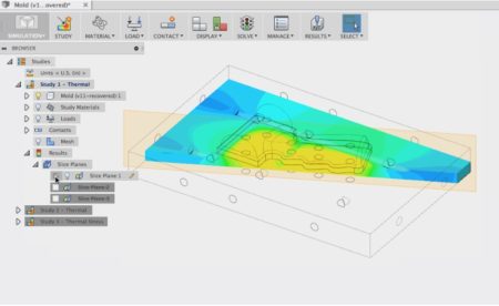 02 - Fusion 360 has slice features that help you study parts in section. 