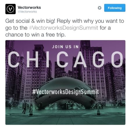 01 - Win a free trip to the Design Summit in Chicago. 