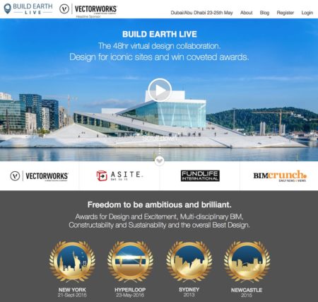 01 - Build Earth Live - a competition that takes place globally in 48 hours of work. 