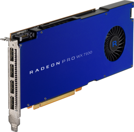 01 - The all new AMD Radeon Pro WX 7100 represents the state-of-the-art from AMD with respect to workstation graphics cards. Will these units make their way into any new update on the Mac Pro? This is completely unclear. 