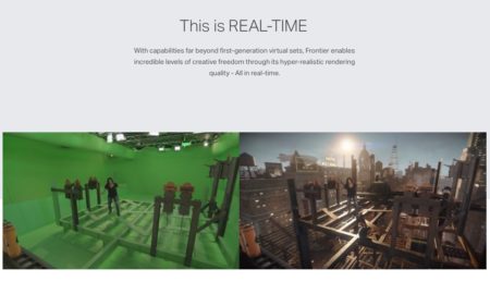 02 - This side-by-side image from their website shows the real-time nature of the Frontier software platform. 