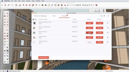trimble sketchup extensions