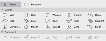 01 - The toolbar icons embody the essence of the new "flat look" in ArchiCAD 20's new UI. 