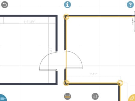 11 - Attaching or merging rooms to each other is how you conform your separate measuring survey exercises into comprehensive building survey layouts. 