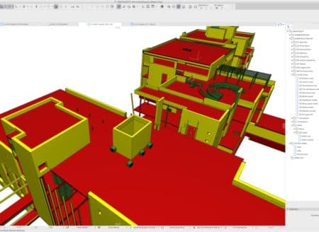 0x - New Graphic Overrides can alter the appearance of BIM model elements based on criteria met rules. In this example, colors denote fire resistance measured in minutes (eg: 60, 90 min., etc). 