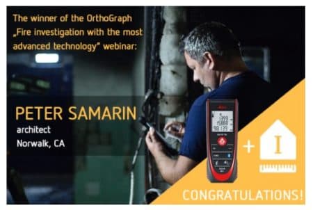 01 - OrthoGraph announces latest winner of their webinar series contests. 