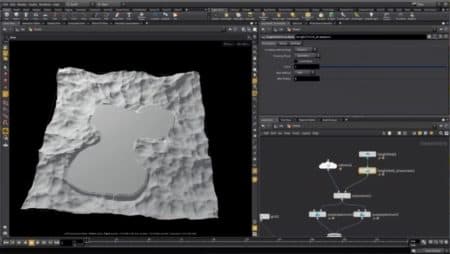 01 - Houdini 16's new Ocean features include the ability to layer a mask over a procedural shader-based object (ocean plane, grid) and blend them seamlessly while the masked area can receive unique qualities like a hero wave. 