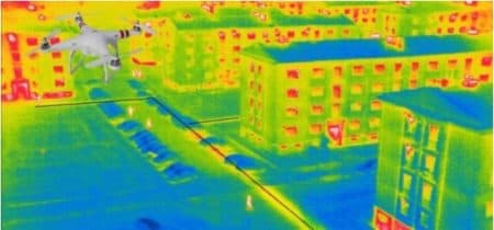 03 - Drones can be outfitted with infrared cameras. 