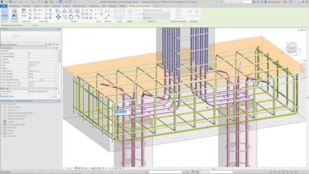 02 - Autodesk Revit 2018 adds many new engineering and engineer-centric new features including graphical constraints for rebar in 3D views. 