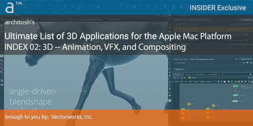 INDEX 02: 3D Apps: Animation, Special Effects (VFX) and Compositing