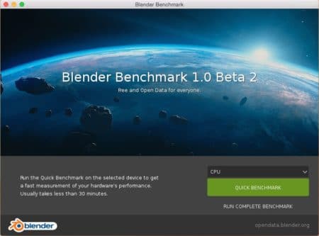 Blender Open Data Benchmark