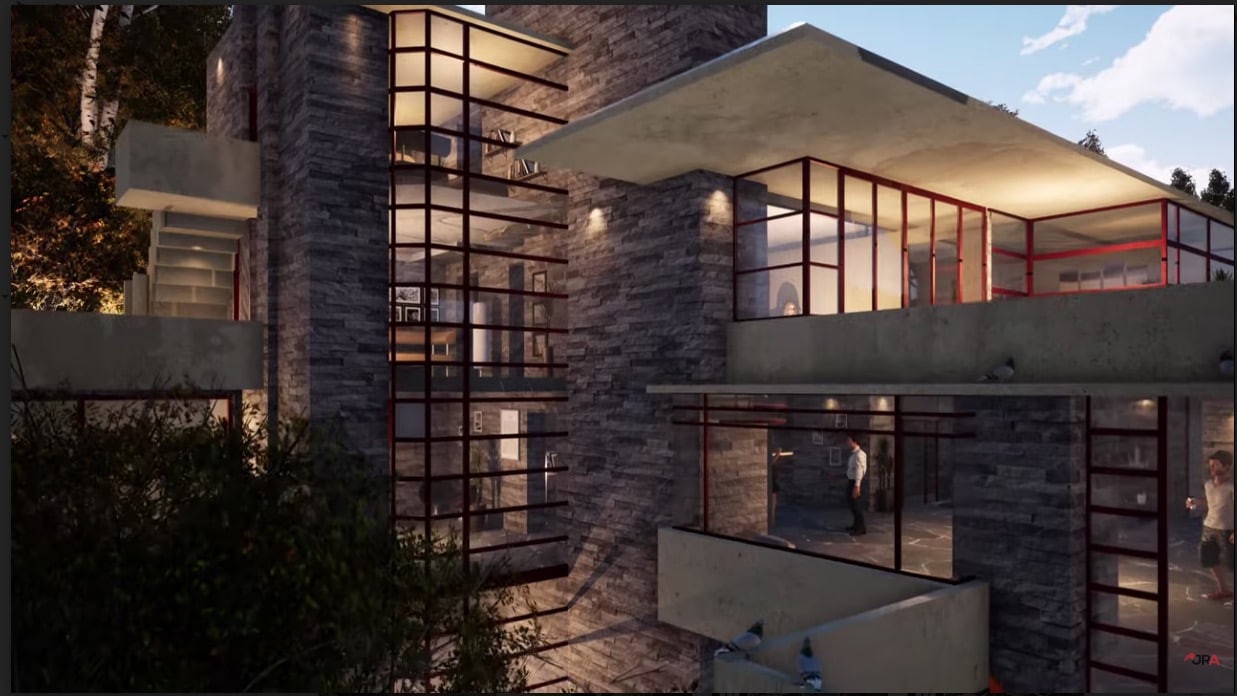 New FLW Fallingwater Twinmotion Tutorials Available