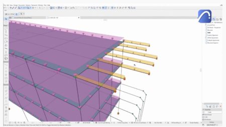 Archicad 25 features ability to view loads in Structural Analytical Model. 