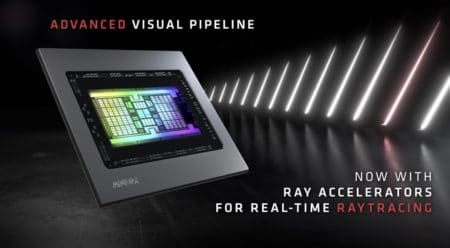 AMD raytracing comes via dedicated Ray Accelerators.