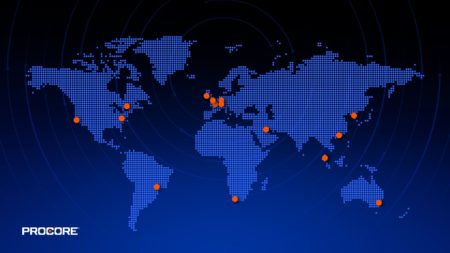Procore data centers around the world