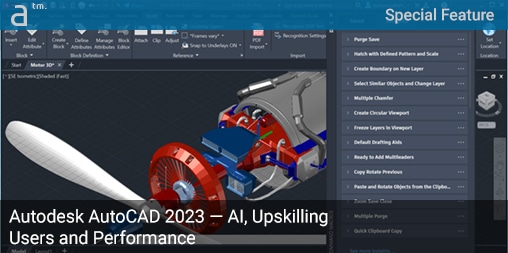 Autodesk AutoCAD 2023 — AI, Upskilling Users and Performance