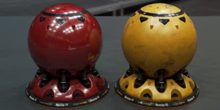 Image demonstrates how Surface Imperfections can add to an object's photorealism